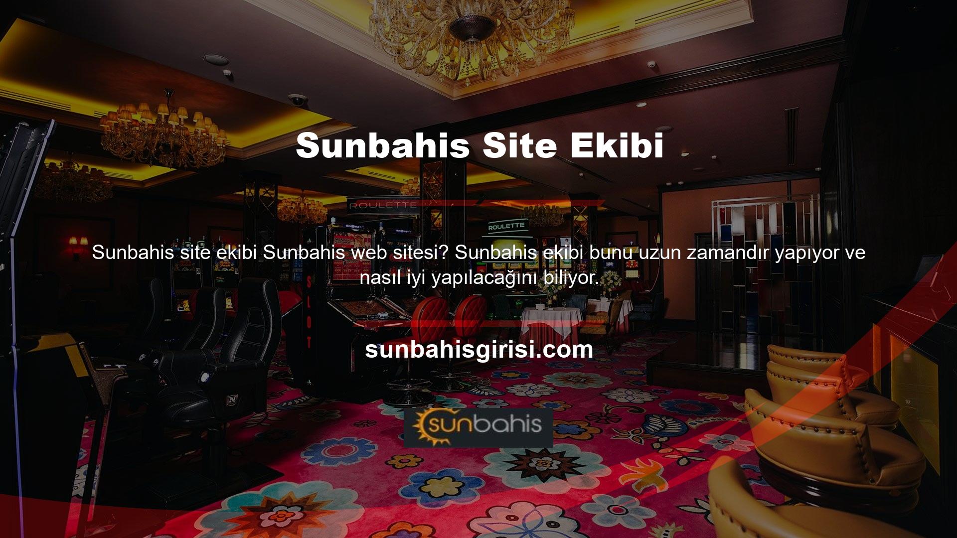 Sunbahis sitesi hazır ve hemen başlıyor